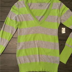 Brand New Aeropostale V neck Sweater -Size Medium